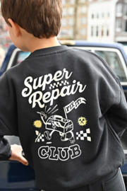 Oversized sweater STURDY Fix it 71600689 antraciet