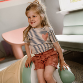 Paperbag korte broek DAILY7 ash rose (930188)