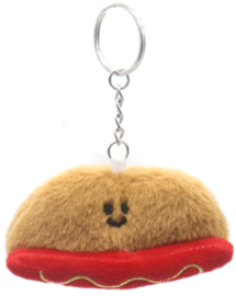 Sleutelhanger Plush Hotdog 7.5cm