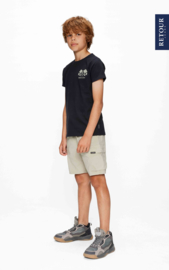 T-shirt RETOUR BOYS Guus black (RBJ-051-206)