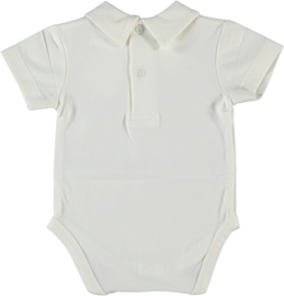 Romper KLEIN polo off white korte mouw