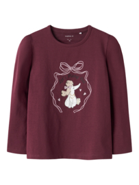 Longsleeve NAME IT GIRLS Rogina bordeaux