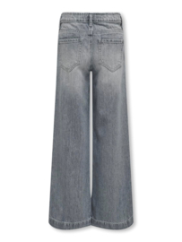 Wide leg jeans ONLY comet grey