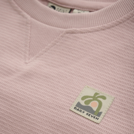 T-shirt print DAILY7 pale mauve (920082)
