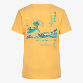 Shirt IBJ v-neck blue sea 3614