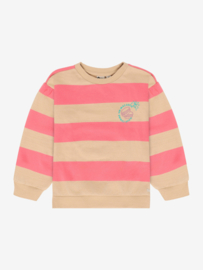 Sweater DAILY7 GIRLS big stripe 930518 ginger root