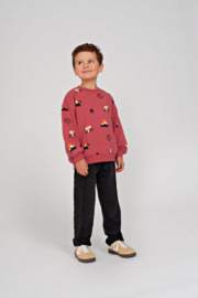 Oversized sweater STURDY Mountain top 71600668 rood