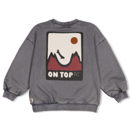 Oversized sweater STURDY Mountain top 71600669 grijs
