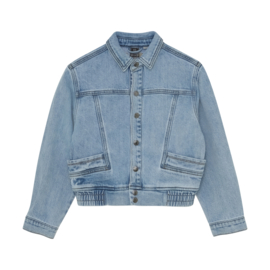 Denim jacket embroidery IBJ light blue denim (970108)