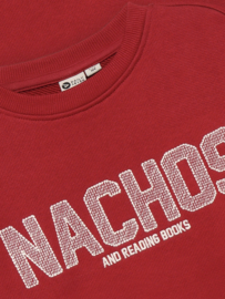Oversized sweater DAILY7 BOYS artwork rhythmic red 920390