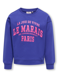 Sweater ONLY Ditte blue Marais