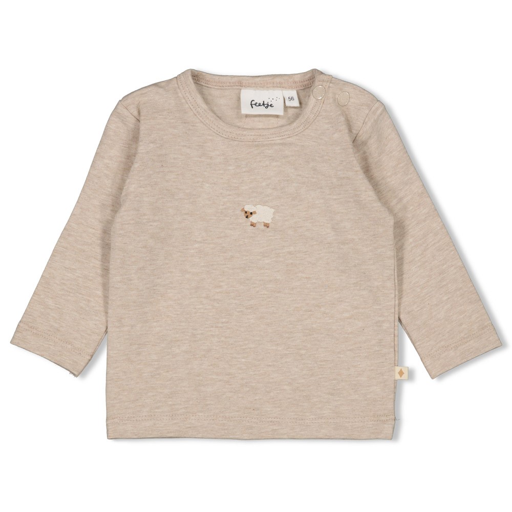 Longsleeve FEETJE Sleepy Sheepy taupe melange 51602680