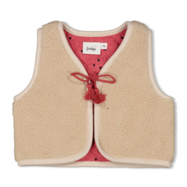 Teddy gilet FEETJE queen of hearts 51200041