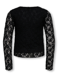 Longsleeve LEIKA LS LACE TOP NOOS black