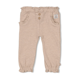Broek ruches FEETJE better together taupe melange 52202443