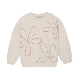 Oversized sweater flower DAILY7 sandshell (930141)