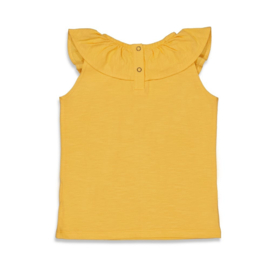 Singlet JUBEL have a nice daisy geel