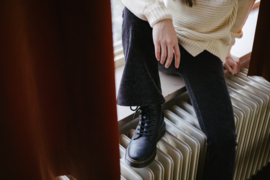 Broek LEVV Noellal dark grey