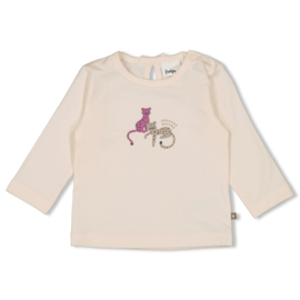 Longsleeve FEETJE better together taupe offwhite 51602666