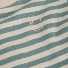 Longsleeve small stripe DAILY7 ocean green (920121)
