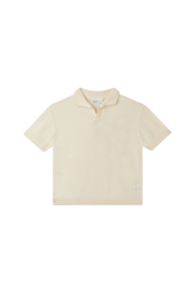Gebreide polo MINI REBELS dark ecru