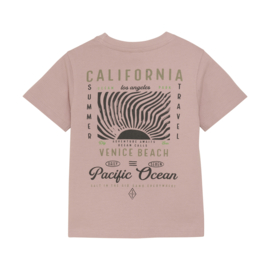 T-shirt print DAILY7 pale mauve (920082)
