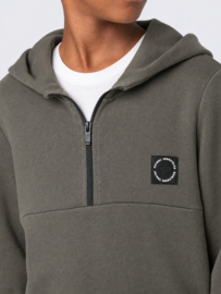Sweater PETROL hooded zip B-3060-SWH339 beluga
