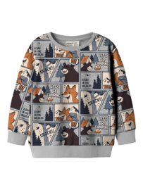 Trui NAME IT waldy grey melange