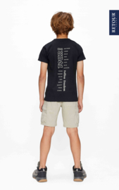 T-shirt RETOUR BOYS Guus black (RBJ-051-206)