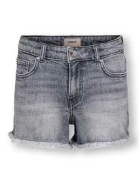 Korte broek ONLY Robyn grey denim