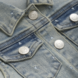 Denim sleeveless jacket DAILY7 medium denim (930137)