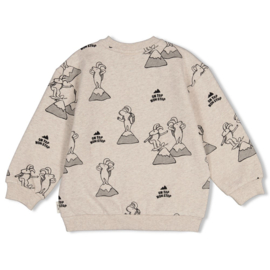 Relaxed fit sweater STURDY Mountain top 71600661 offwhite melange