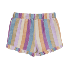 Korte broek terry stripe DAILY7 cherry purple (930128)