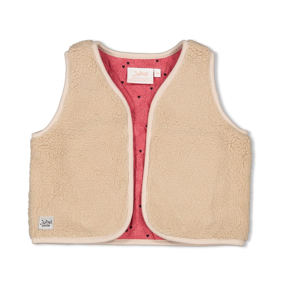 Teddy gilet JUBEL queen of hearts offwhite 91200020