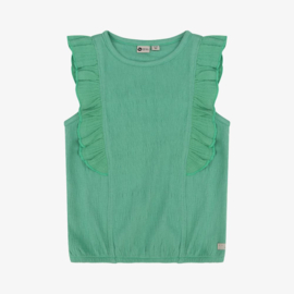 Organic singlet DAILY7 3150 ruffle green