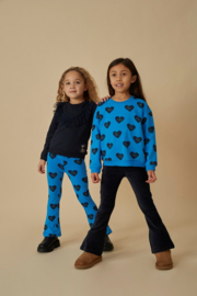 Flared broek JUBEL amour toujours blauw aop 92200441