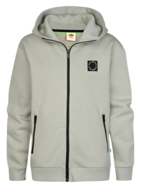 Vest PETROL hooded zip B-3060-SWH363 ice grey