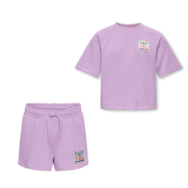 ONLY GIRLS set paars