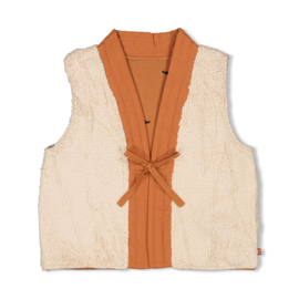 Omkeerbaar gilet JUBEL amour toujours camel 91200014