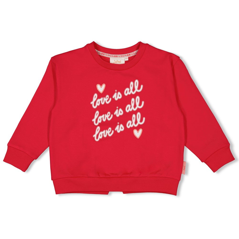 Trui JUBEL queen of hearts rood 91600445
