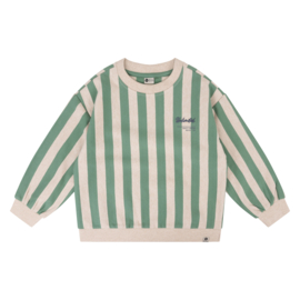 Sweater DAILY7 stripe slate green 920034