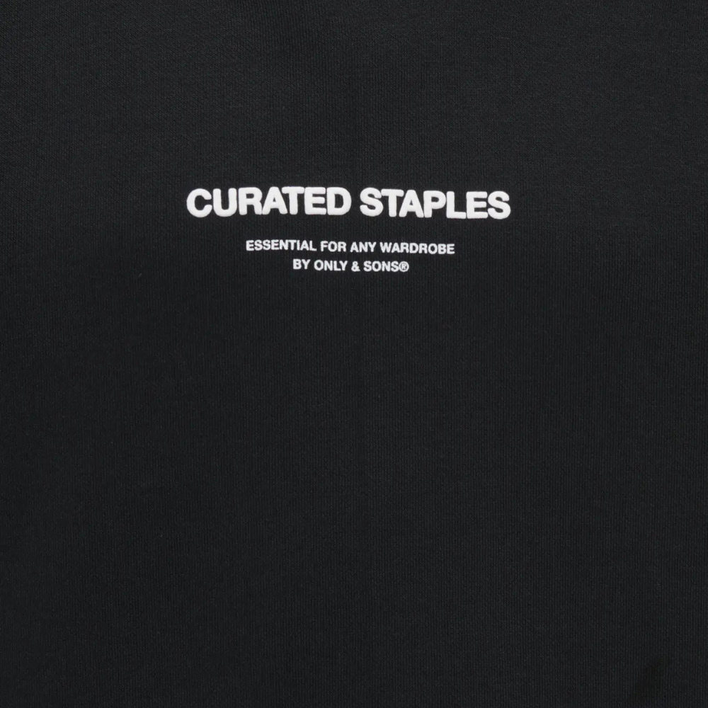 Hoodie ONLY&SONS osjcurated zwart