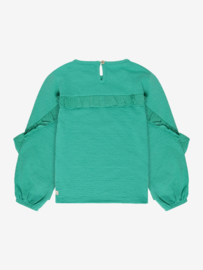 Longsleeve DAILY7 GIRLS ruffle sea green 930533