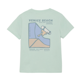 T-shirt backprint DAILY7 aqua foam (920131)