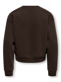 Trui SWEAT LS CREW NOOS coffee bean