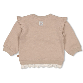 Sweater FEETJE better together taupe melange 51602668