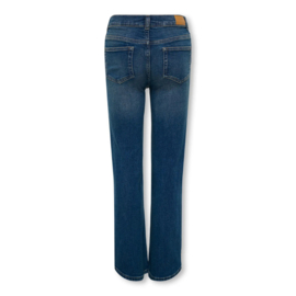 Wide leg jeans ONLY JUICY AZG996 medium blue denim