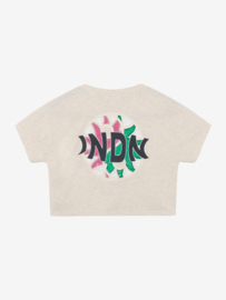 Cropped shirt IBJ GIRLS light sand melange 970712