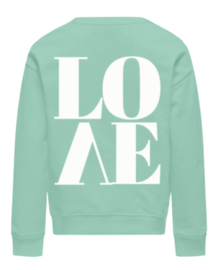 Sweater ONLY Ditte green love