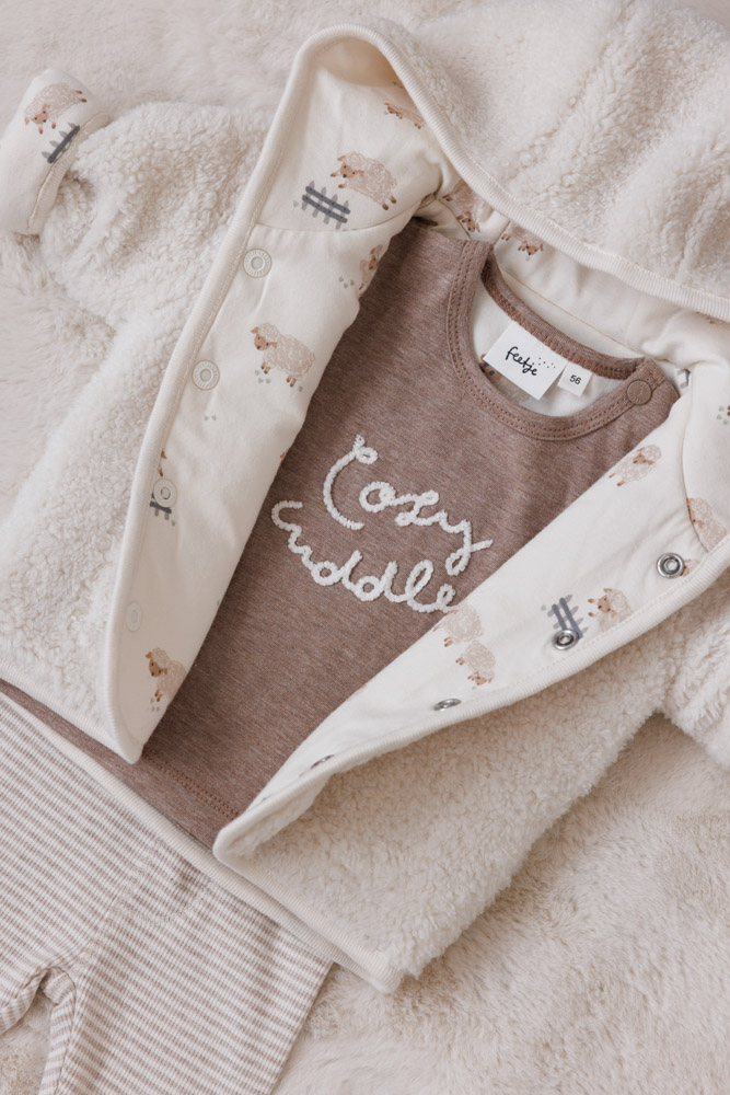 Longsleeve FEETJE Sleepy Sheepy bruin melange 51602566